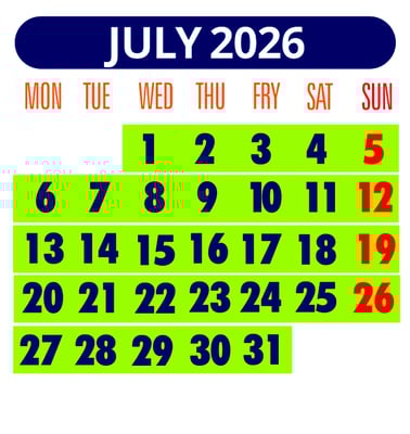 VMByachts Schedule | July 2026
