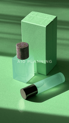 ゴールデンゲートチタン製高級カスタマイズ香水キャップゴールドシルバーブラウン