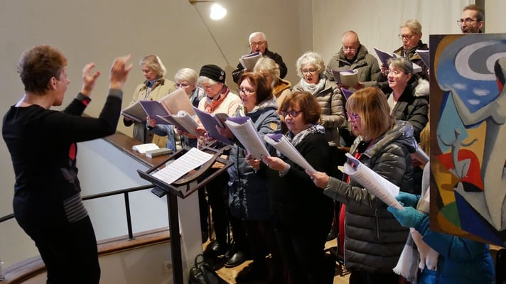 Zweiter Adventsonntag, der Kirchenchor