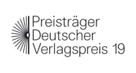 Logo "Preisträger Deutscher Verlagspreis 2019"