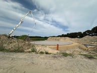 Sauberkeitsschicht erstellt