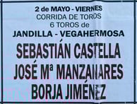 Toros de Jandilla pour Castella, JM Manzanares et Borja Jimenez