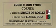 Toros de Arauz de Robles et Flor de Jara pour Morenito de Aranda