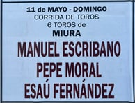 Toros de Miura pour Manuel Escribano, Pepe Moral et Esaù Fernandez