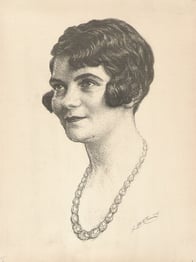 Génia Bilis sa nièce 1928