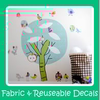 fabric wall decals-fabric wall stickers