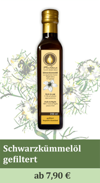 Schwarzkümmelöl gefiltert kaufen