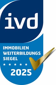 Immobilien-Fortbildungs-Zertifikate für VERDE Immobilien, Auszeichnung durch das IVD-Institut GmbH in München