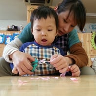 先生とチョッキン（＾▽＾）