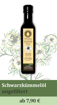 Schwarzkümmelöl ungefiltert kaufen