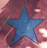 Stern des Edgar Reitz auf dem Boulevard der Stars in Berlin