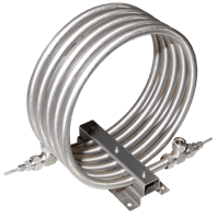 Tube-in-tube sample coolers SS316