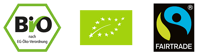 Bio-, EU-Bio- und Fairtrade-Siegel