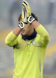 Torwarttrikot Auswärts. Ohne Sponsor.