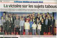 LMC 5e colloque médias santé patients revendiquent Mina Daban, Présidente LMC France Laurence Lemarchal association Grégory Lemarchal Olivier MAZEROLLE leucemie chronique cml 