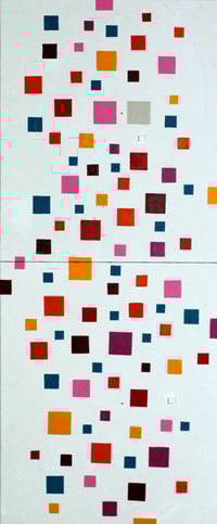 Thank you 3   F8×2   380mm×910mm(2pieces)  Acrylic, wood 2016