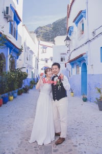 モロッコ・青い街シャウエンでフォトウェディング撮影を体験しよう！/モロッコ実加のブログ