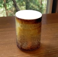 蓋物　琥珀　岸本耕平　山の上ギャラリー