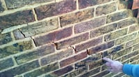 Raking out cracks from building movement
