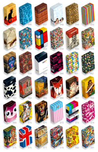 Zigarettenschachtel-Überzieher mit Pfiff