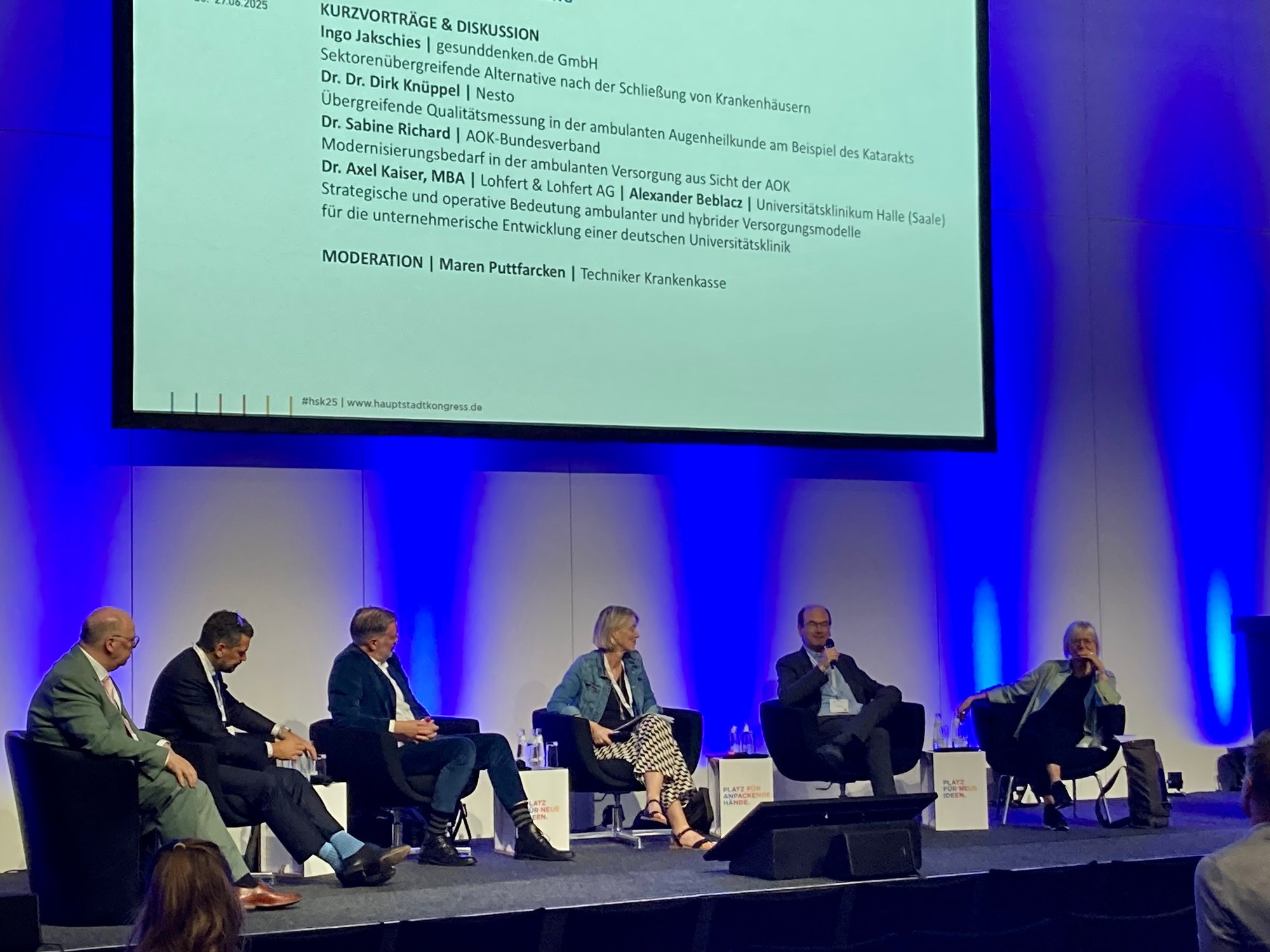 Bundesverband der Betreiber medizinischer Versorgungszentren (BBMV) e. V. beim Hauptstadtkongress 2025: Qualität auch im ambulanten Bereich messbar machen