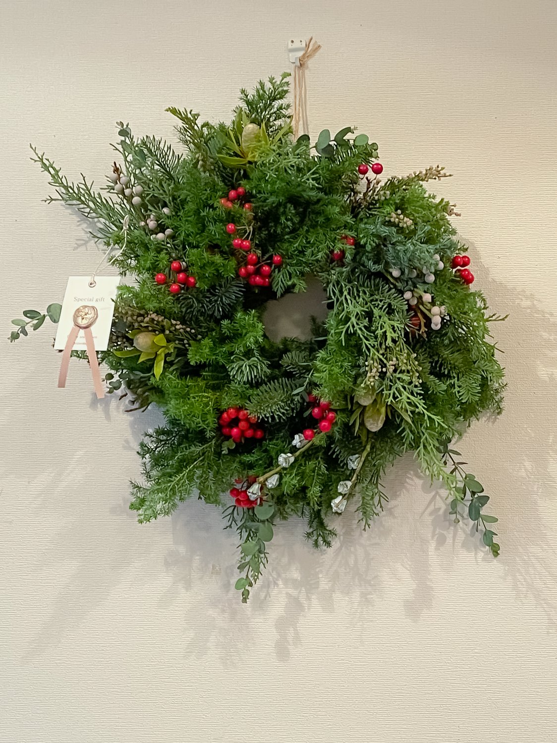 花と遊ぶ〜クリスマスリース作り〜 〈満席のためキャンセル待ちの受付となります〉