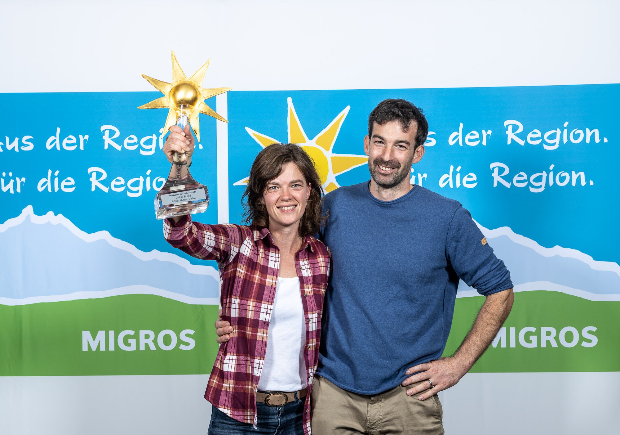 Biohof Brand gewinnt die "Goldene Sonne"