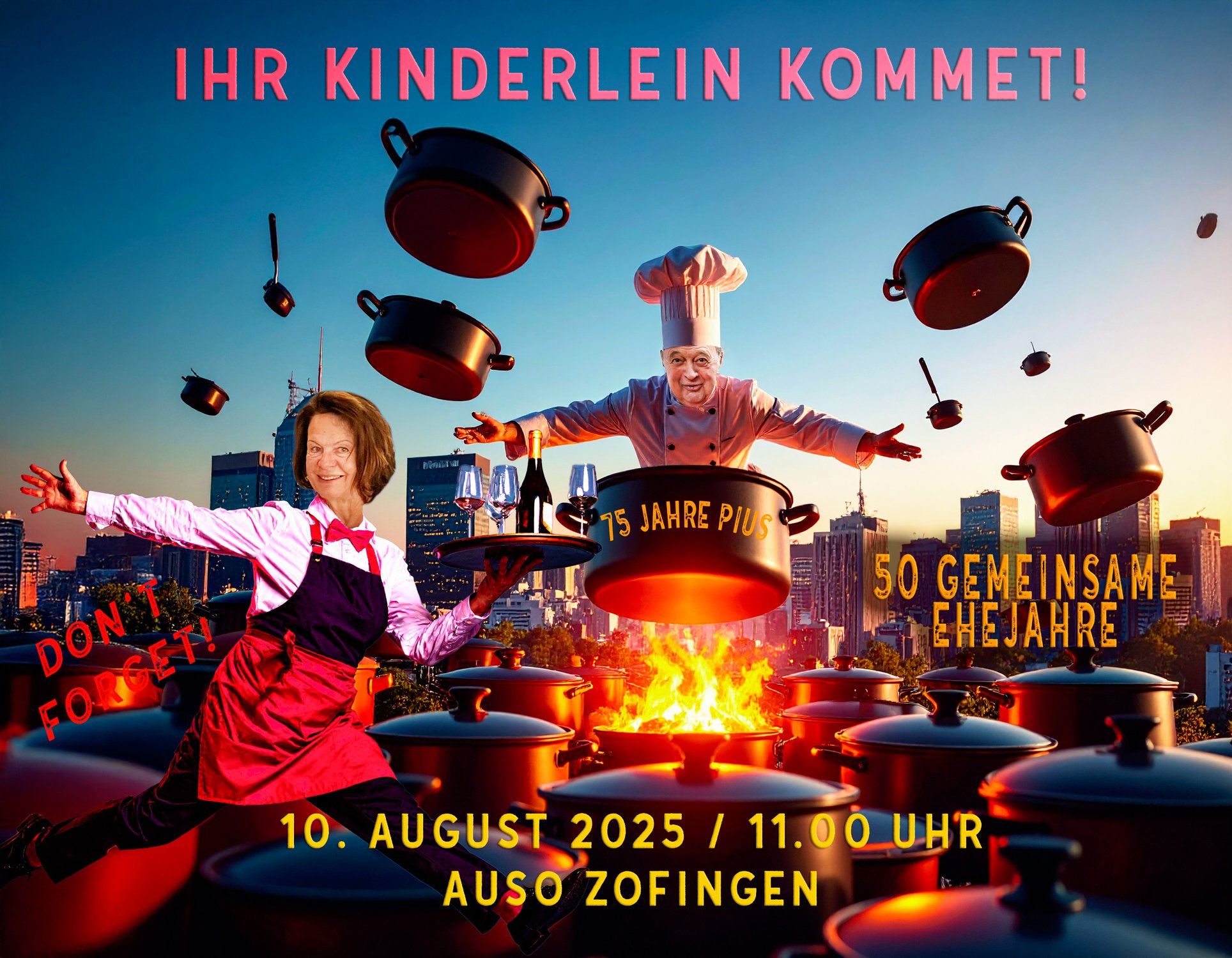 Wenn Gastro-Titanen feiern...