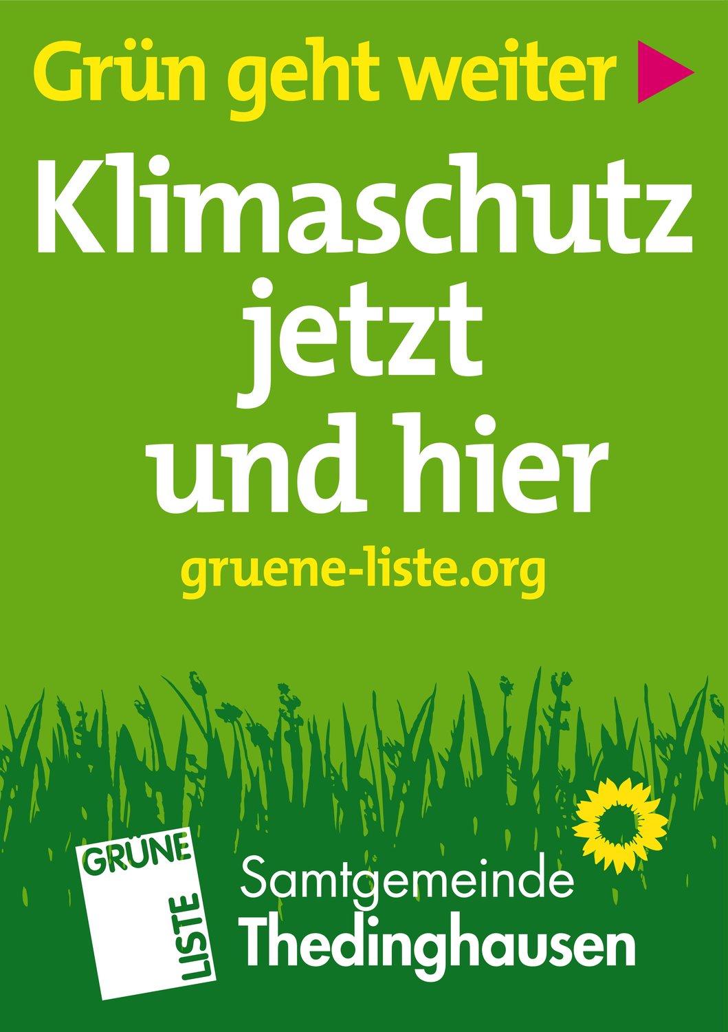 Wahlplakate mit klaren Aussagen