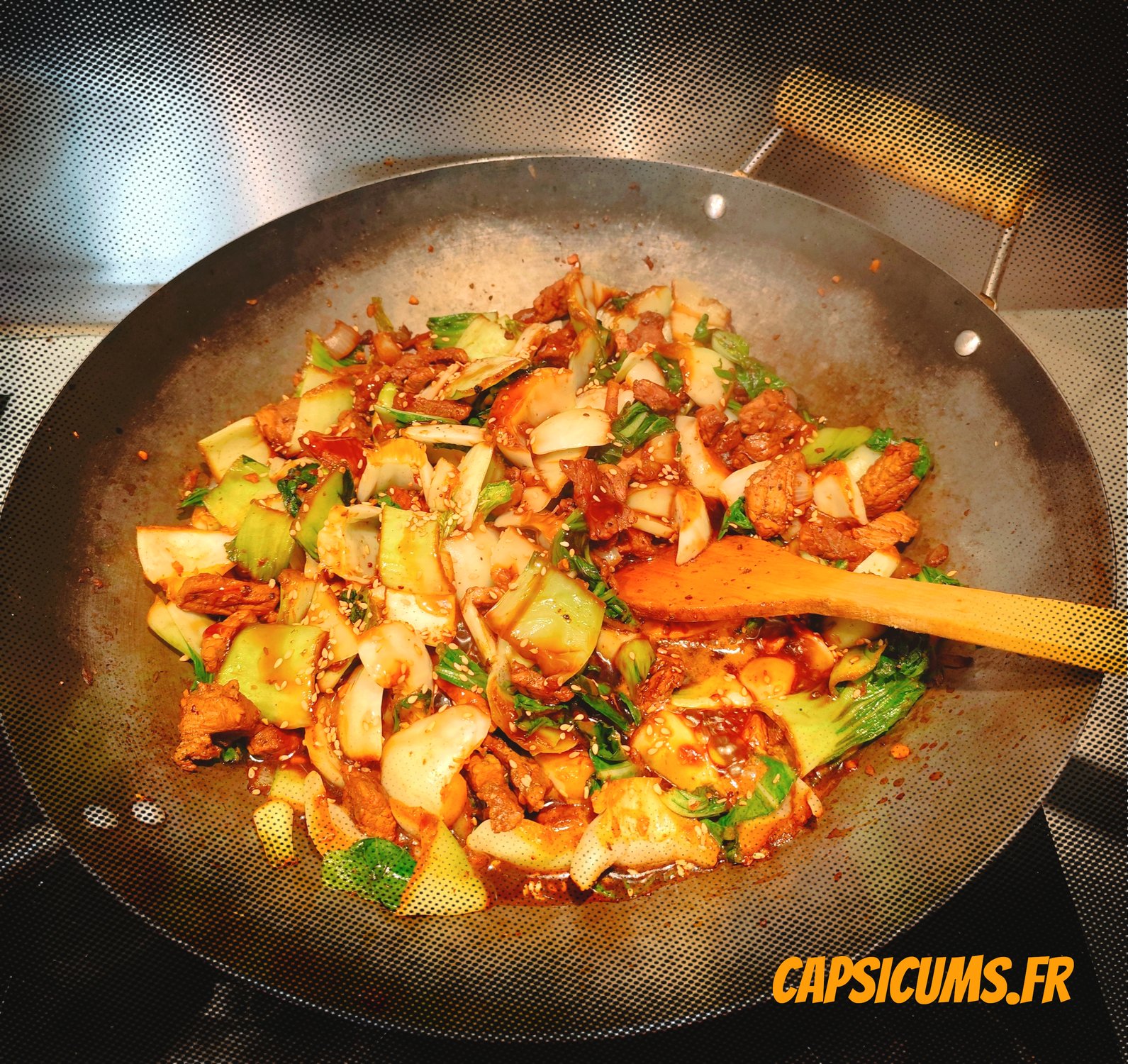 Recette Sauté de Porc au Pak Choï