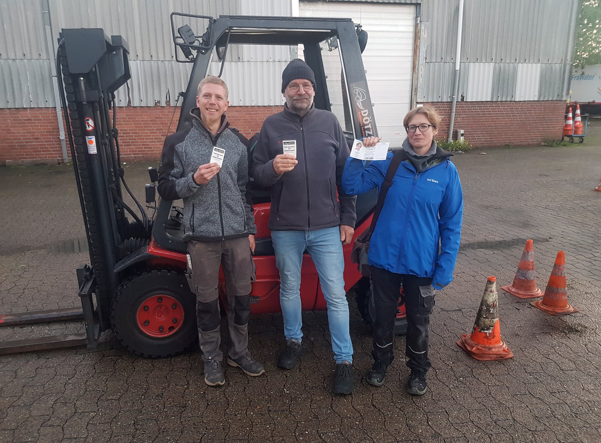 Staplerschein bei Fa. DÖTZE