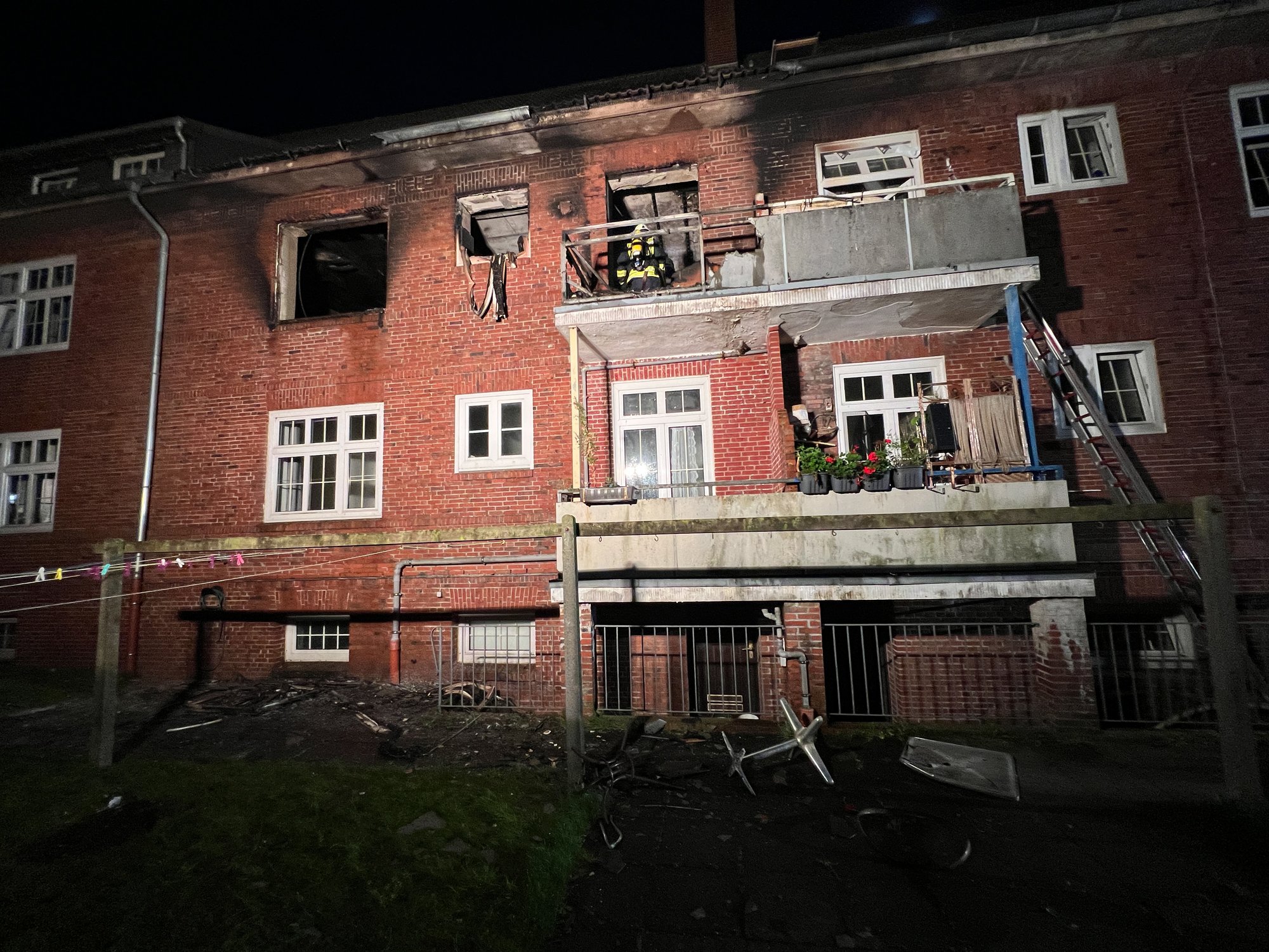 Besonders schwere Brandstiftung: Wohnhausbrand in der Hindenburgstraße