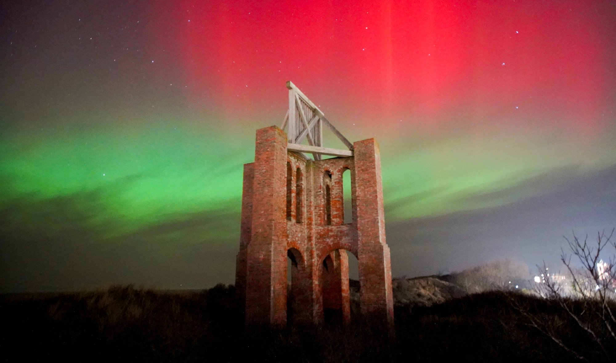 Polarlichter über Borkum
