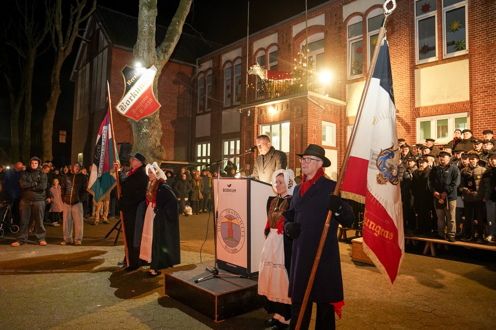 Olljahrssingen Rede Bürgermeister Jürgen Akkermann