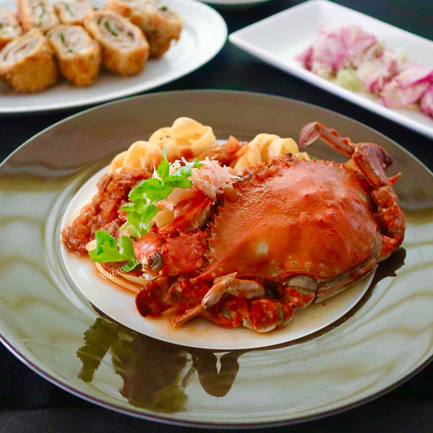 作り方【蟹のパスタ】