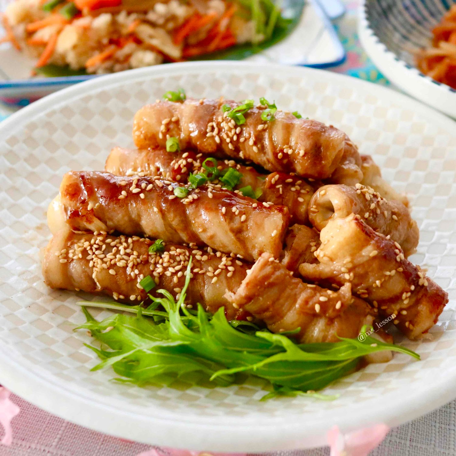 【肉巻き作り方】お餅がドロドロに溶けない裏技 と2月メニュー