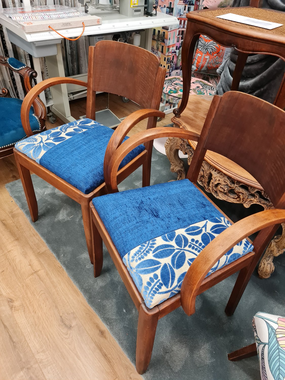 Chaise à chassis Patchwork