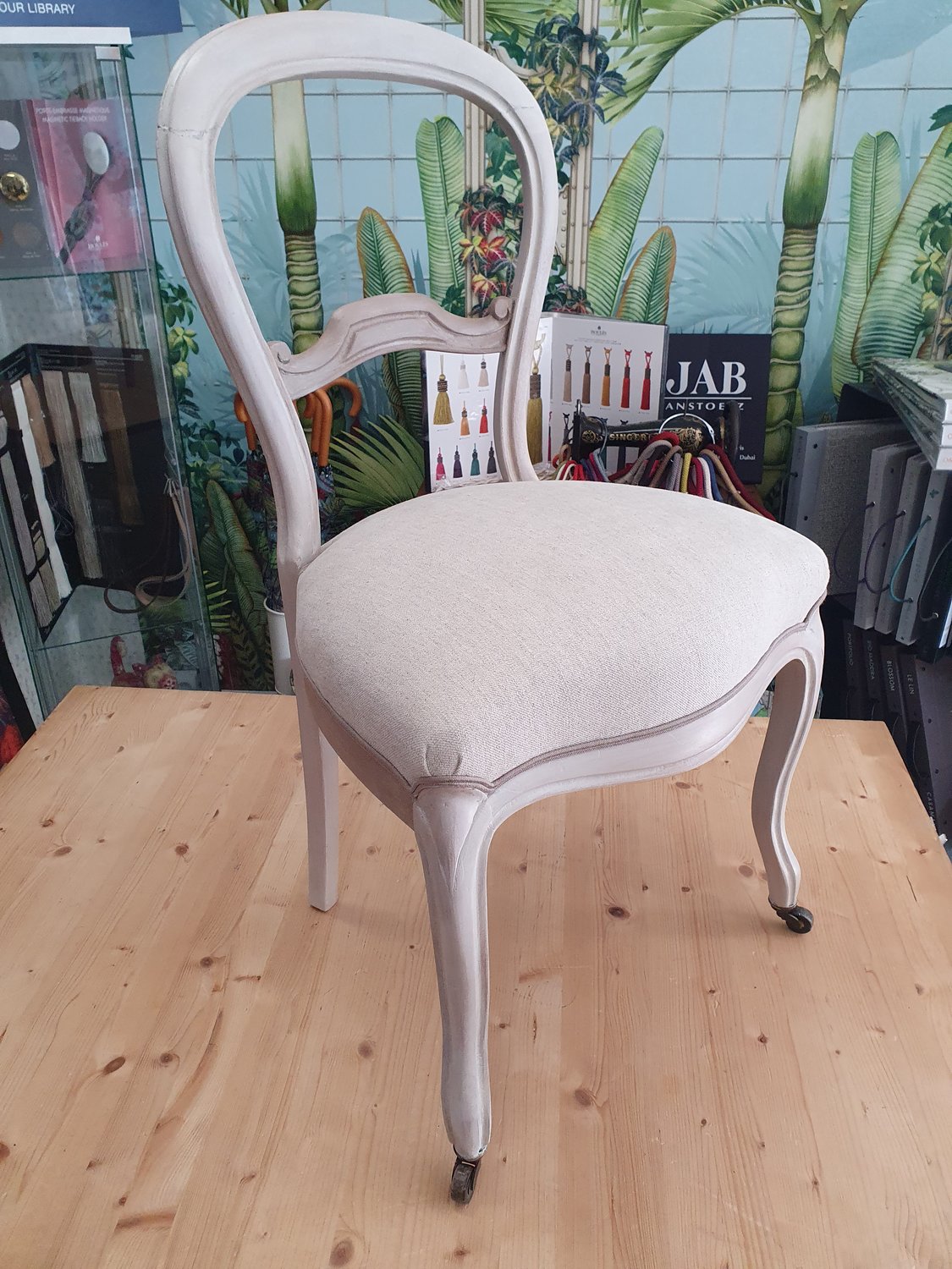 Chaise naturelle Louis-Philippe