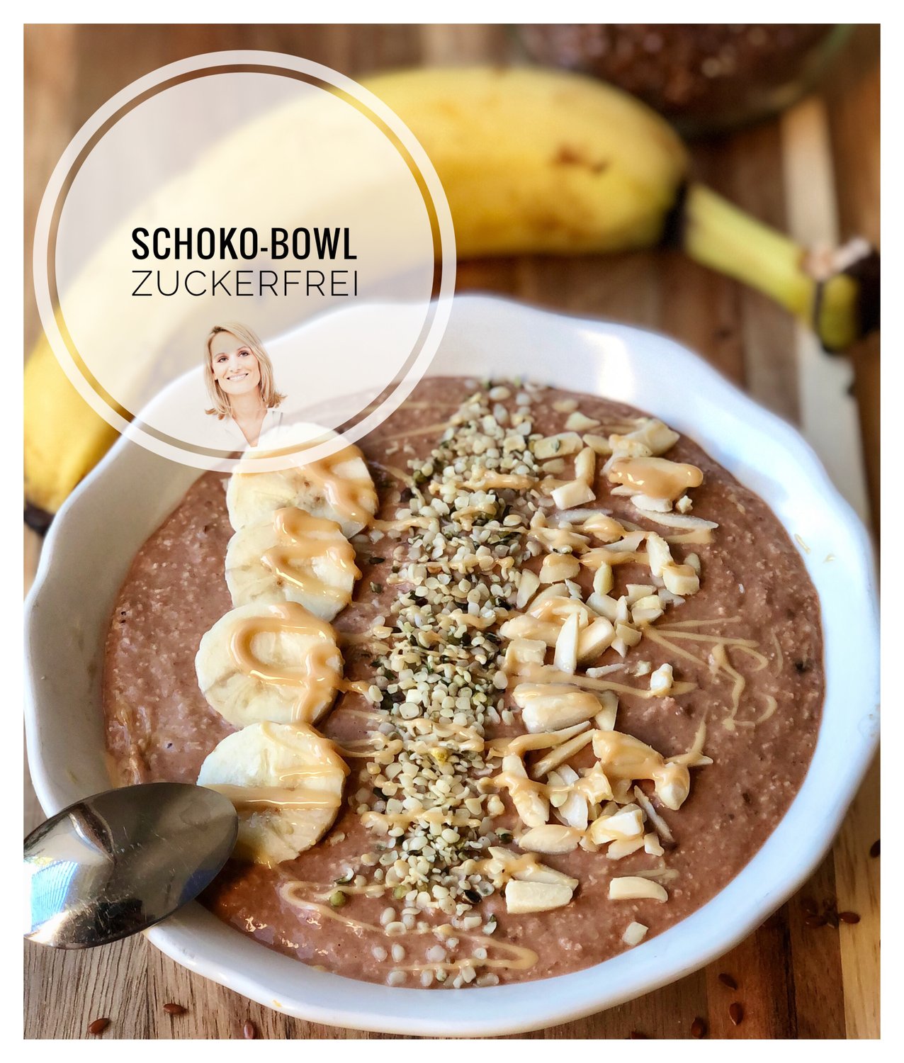 Schoko-Bowl, zuckerfrei