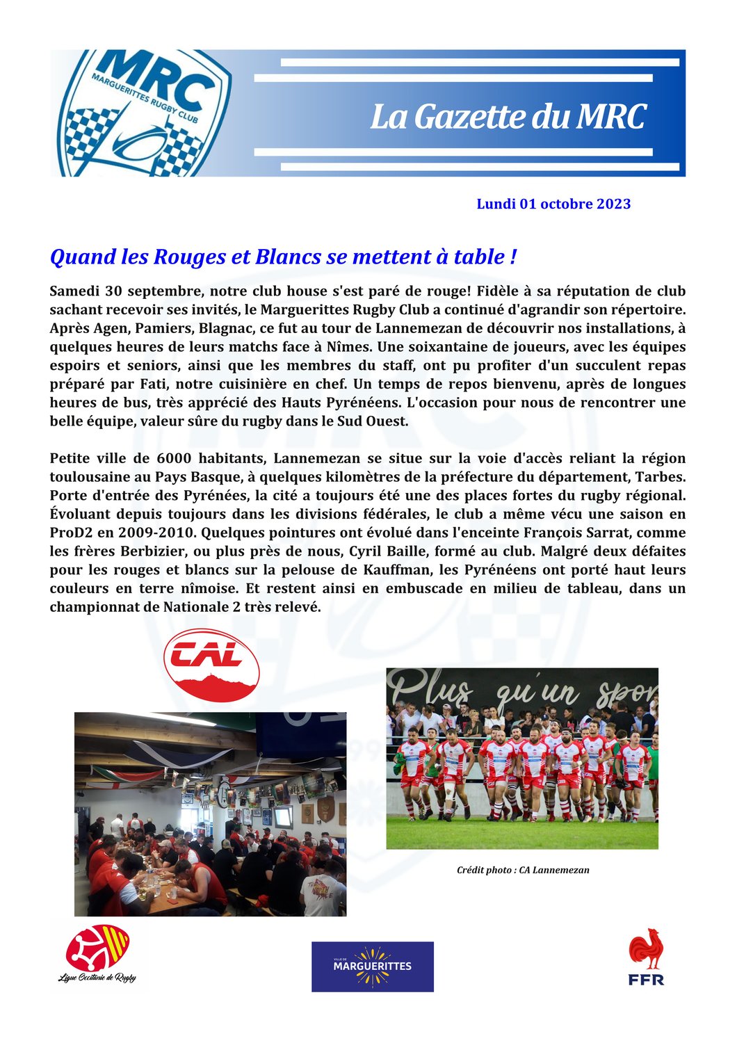 Réception Lannemezan