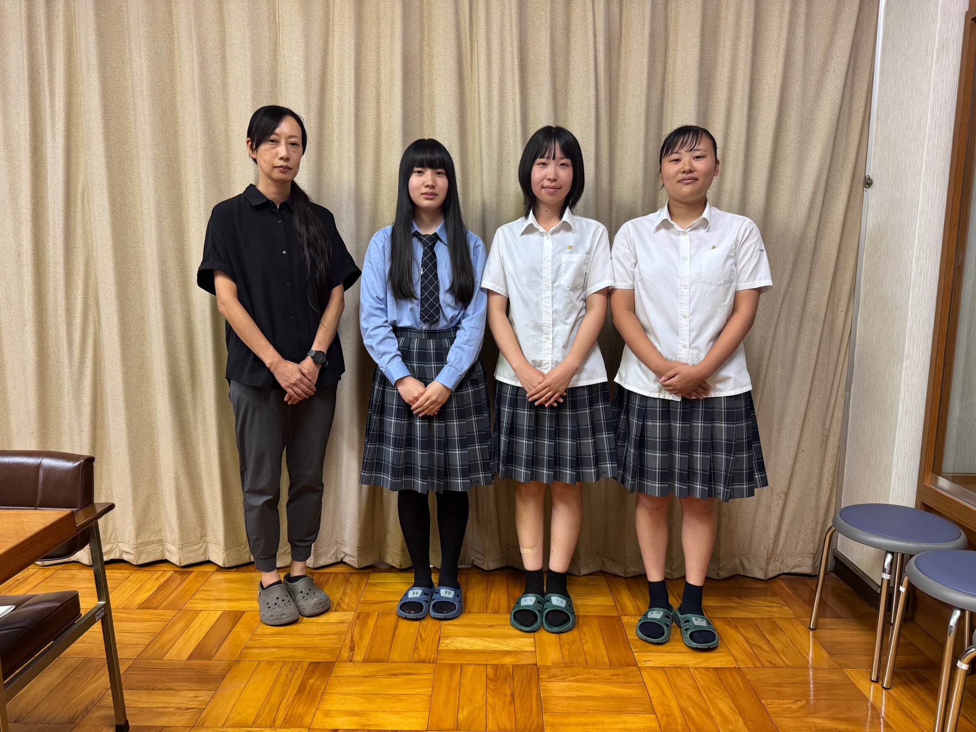 栃木県立益子芳星高等学校Sクラブ育成資金贈呈