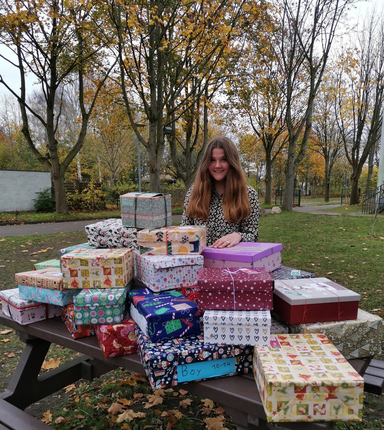 Weihnachten im Schuhkarton