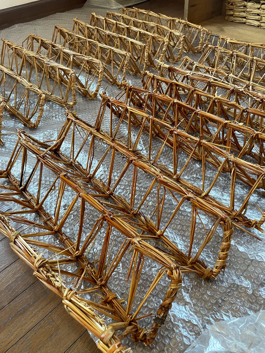 藁蔟（ワラマブシ）作り終了