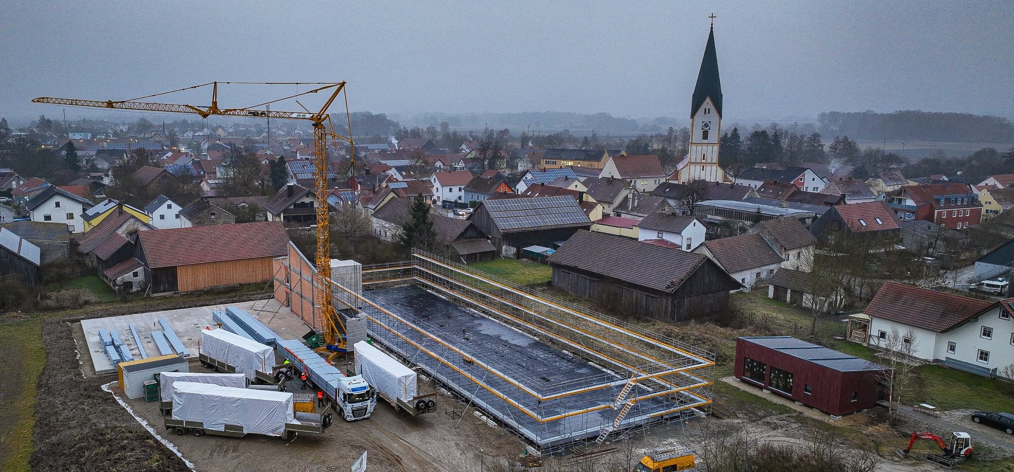 Wandelemente: Lieferung und Einbau
