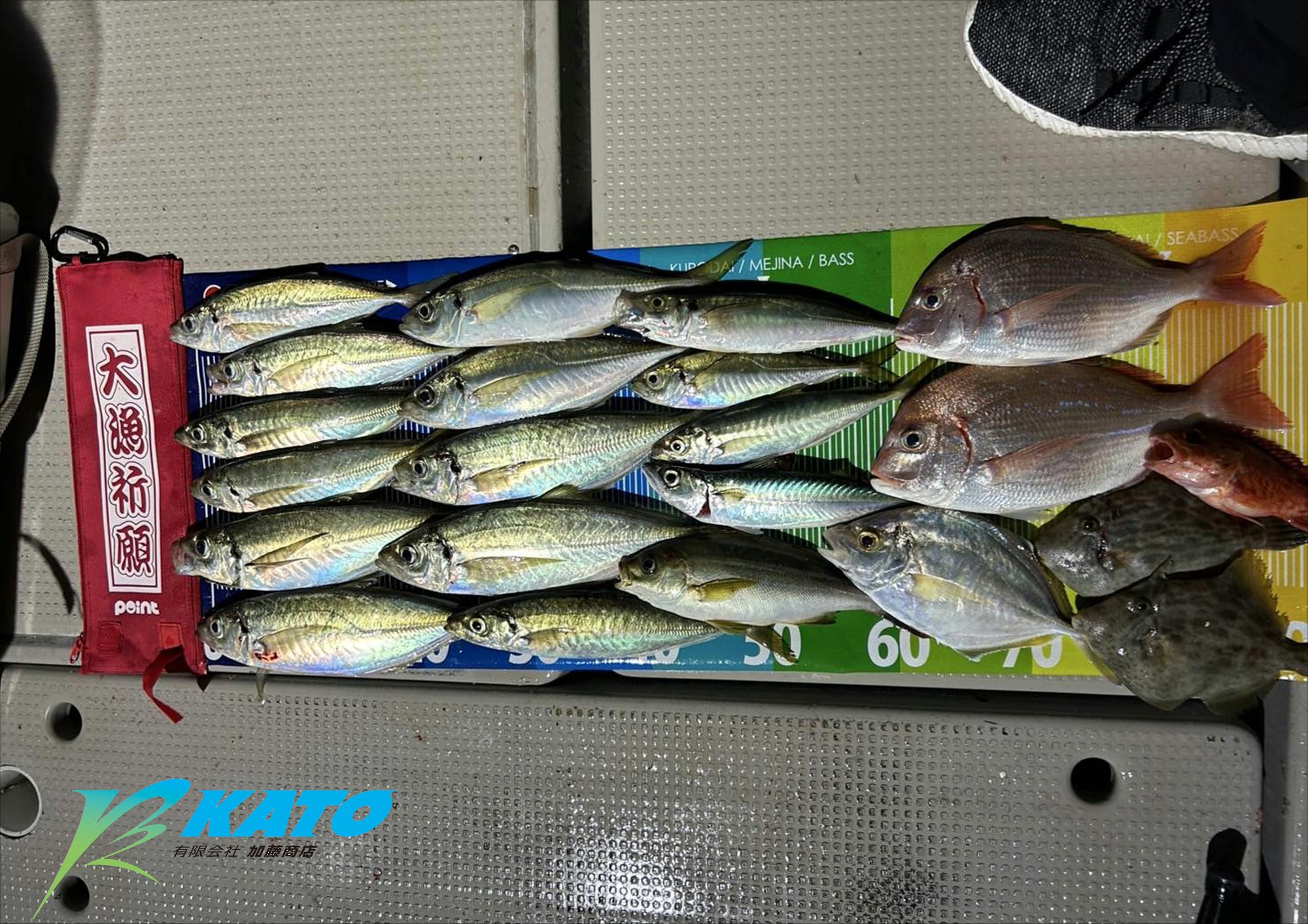 お客様と魚釣り！