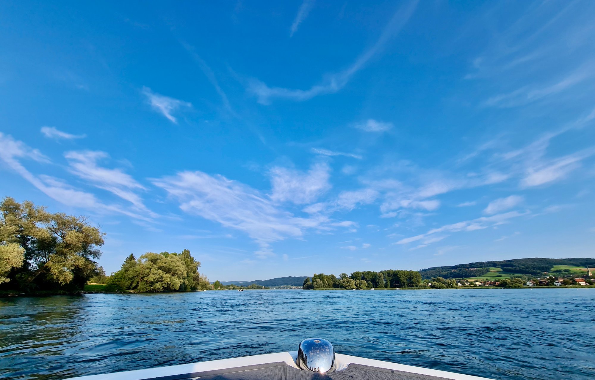 Navigationshilfe zum Befahren der Rheinstrecke Stein am Rhein - Untersee (Eschenz)