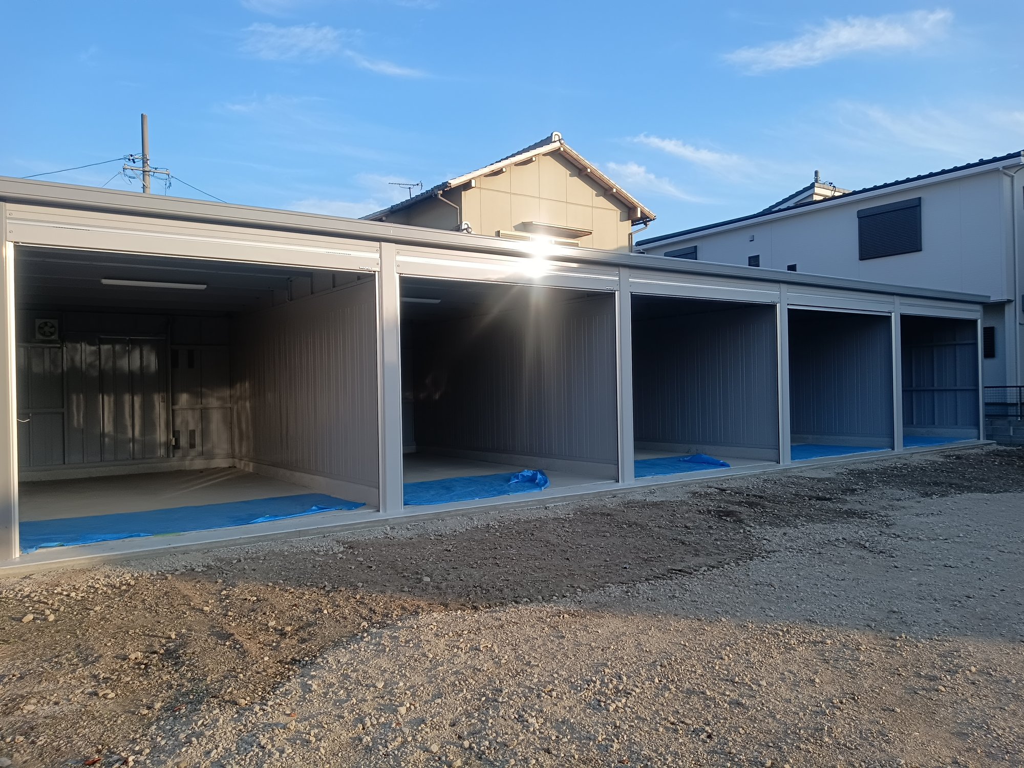 愛知県豊川市　T駐車場様　カメラ新設工事