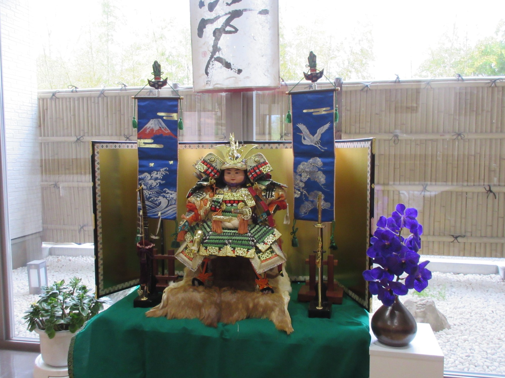 5月人形の兜です