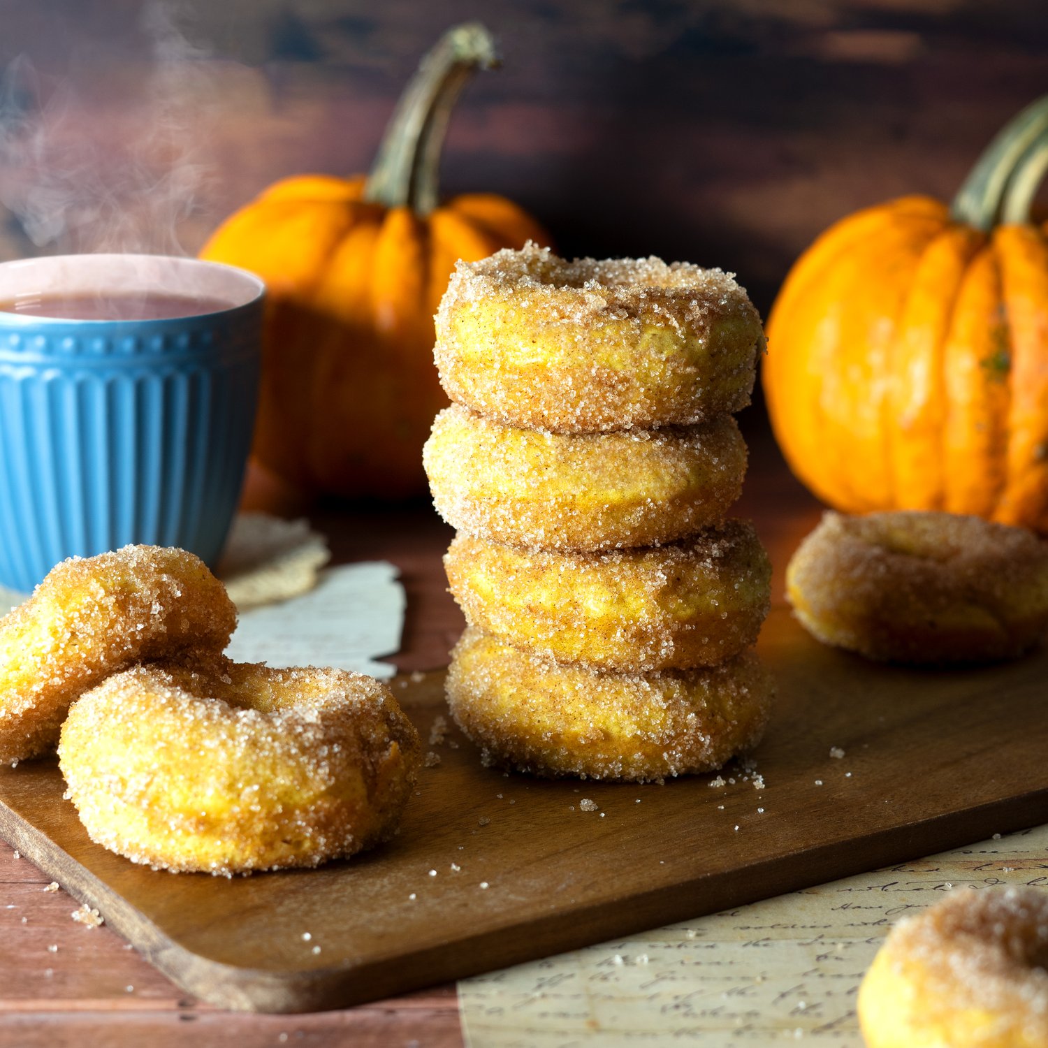 Pumpkin Spice Donuts
