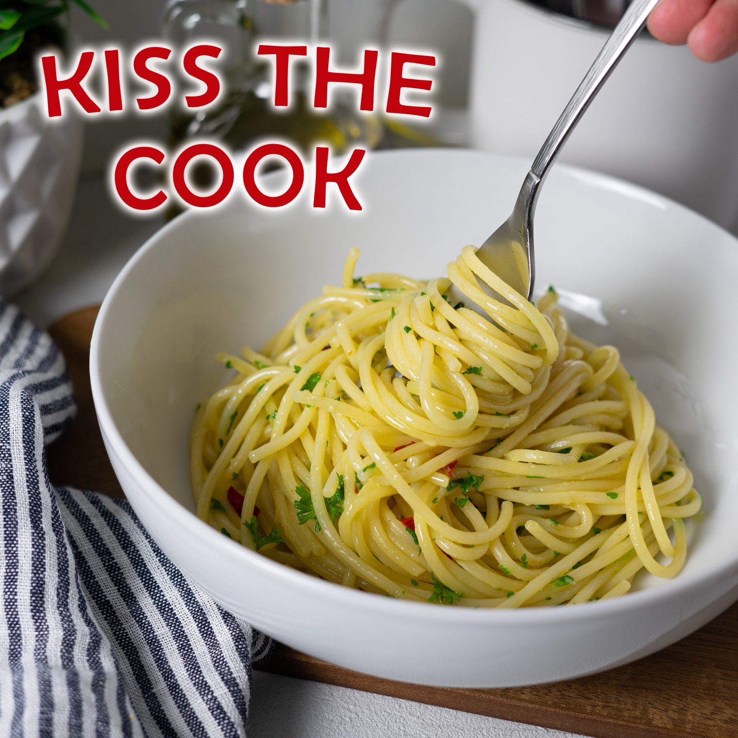 Spaghetti Aglio e Olio aus dem Film Kiss the Cook